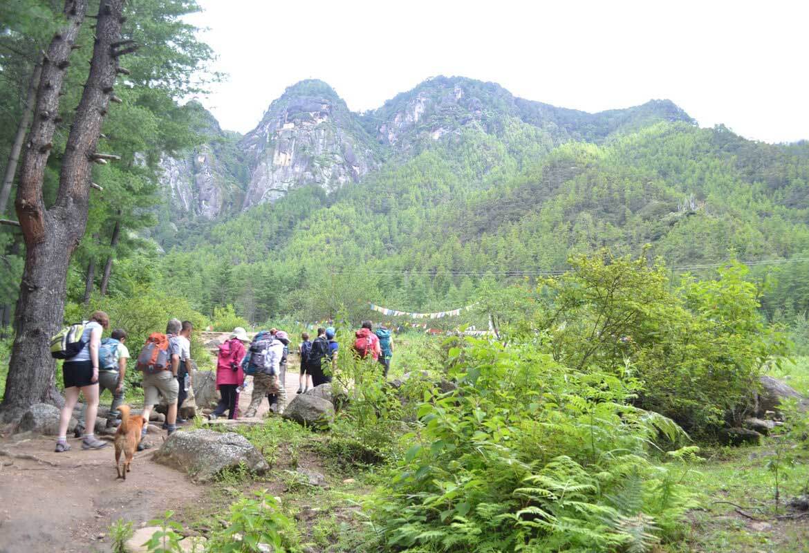 Hike up to the Paro Taktsang, Bhutan