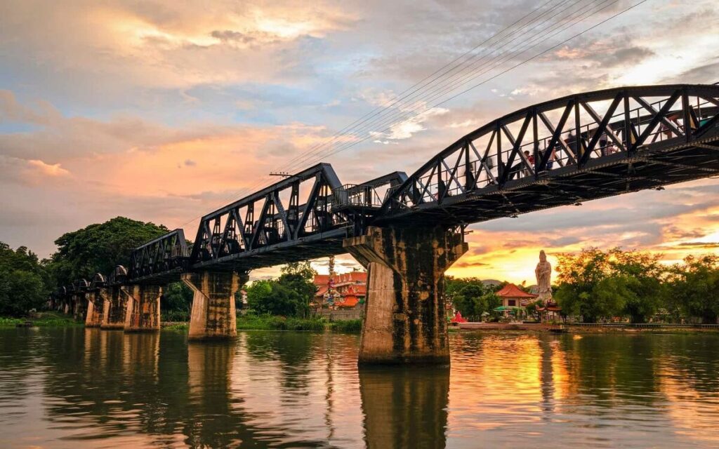 Kanchanaburi and the Bridge over the River Kwai, Thailand
