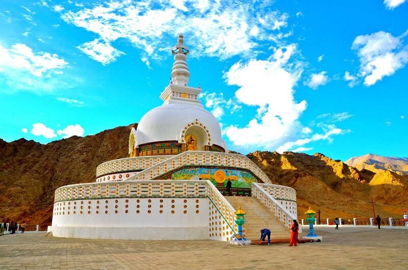 Visit the Sacred Shanti Stupa, Ladakh