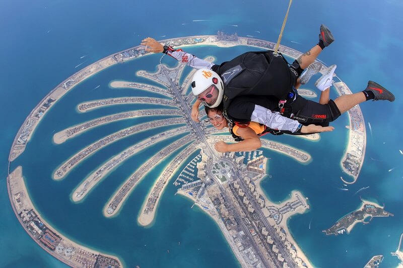 Skydive, Dubai, UAE