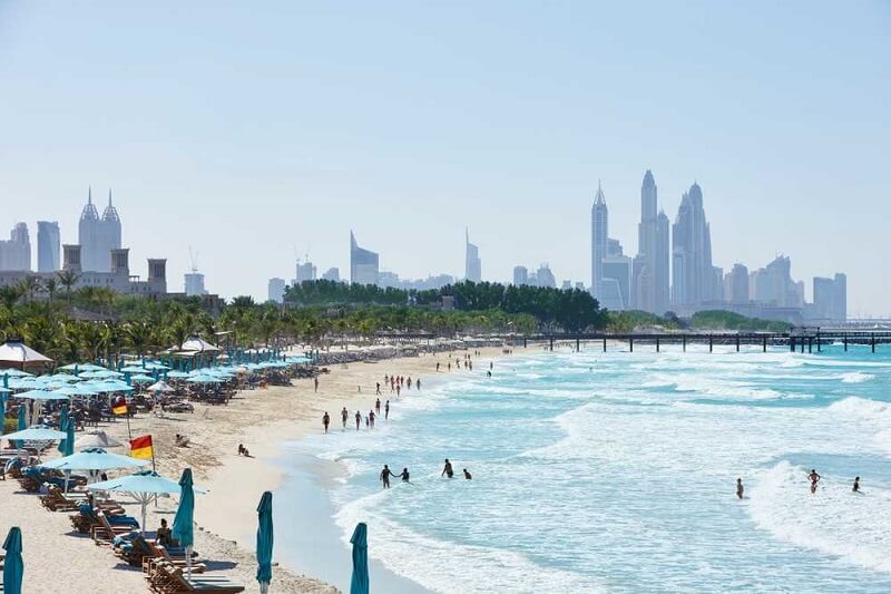 Spend a day at the beach, Dubai, UAE