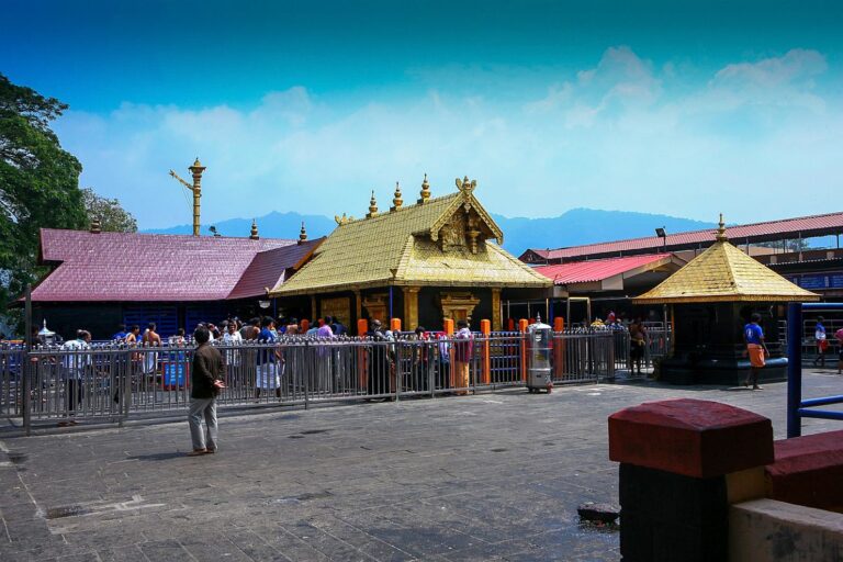 Sabarimala sri ayyappa temple- sannidhanam ,Kerala,India