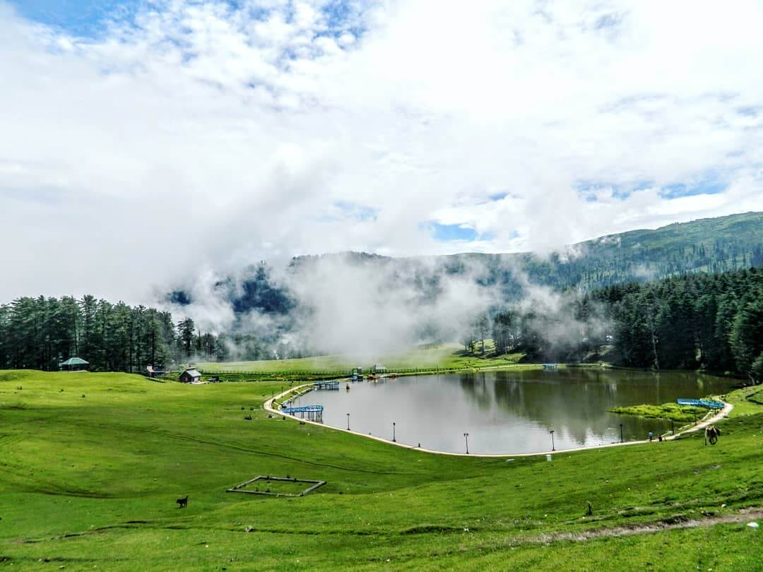 Sanasar, a small lake in Patnitop