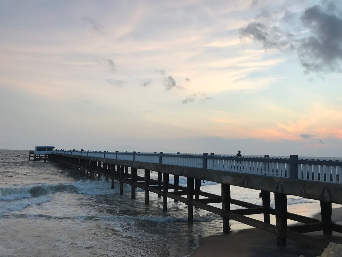Valiyathura Pier, Kovalam, Kerala