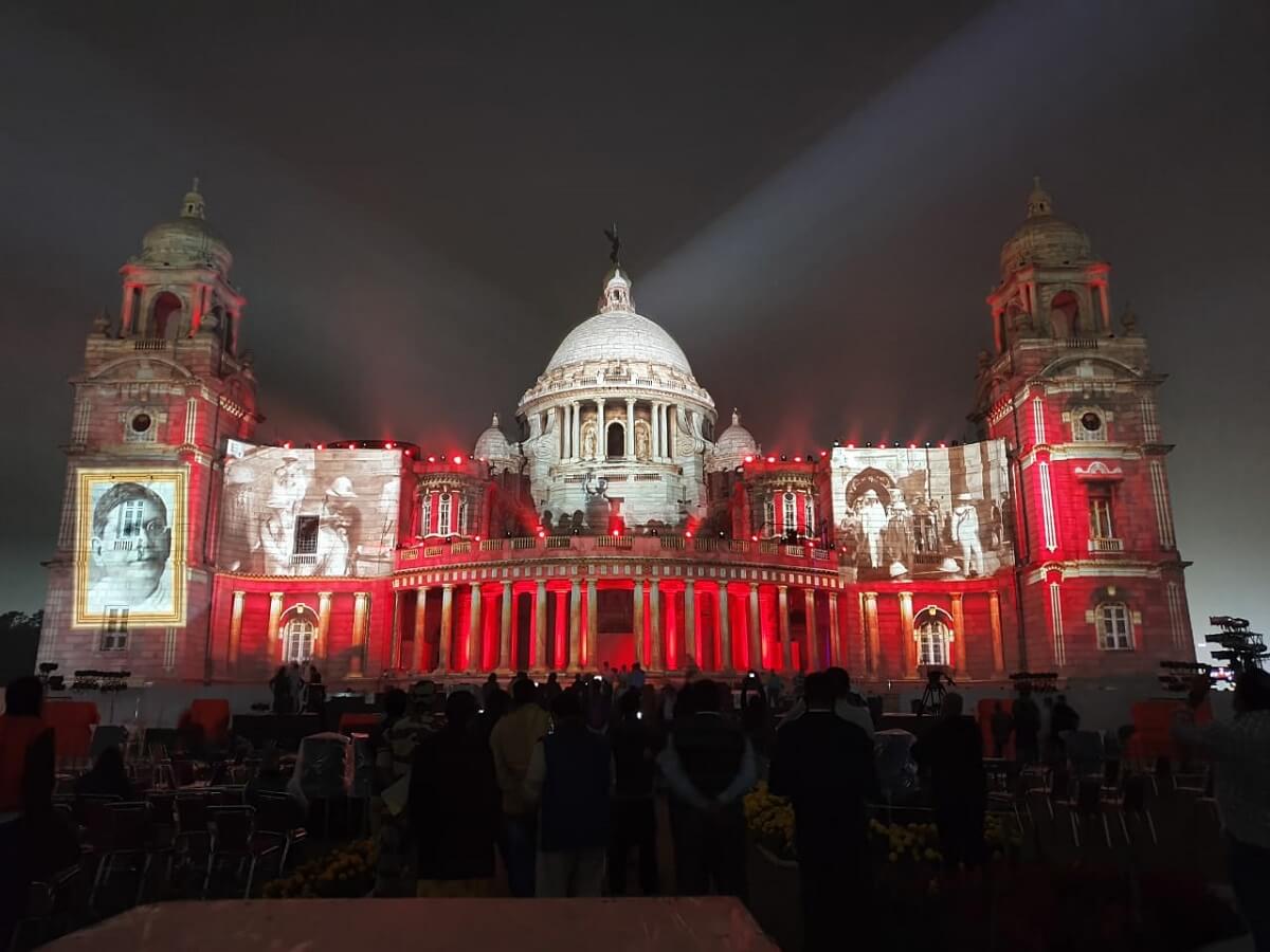 Light and sound show of Victoria Memorial, Kolkata