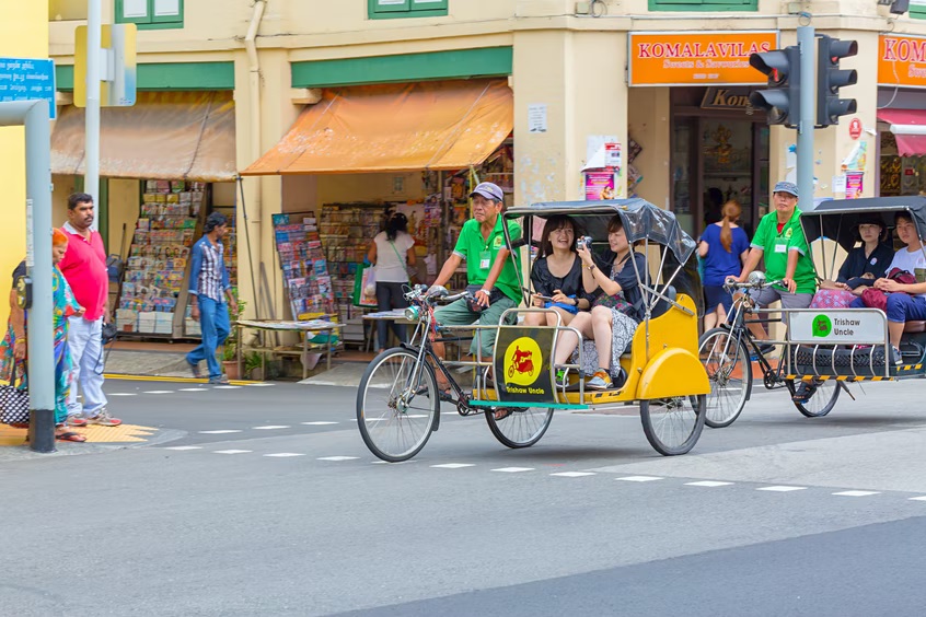 Get Around Singapore by Trishaw