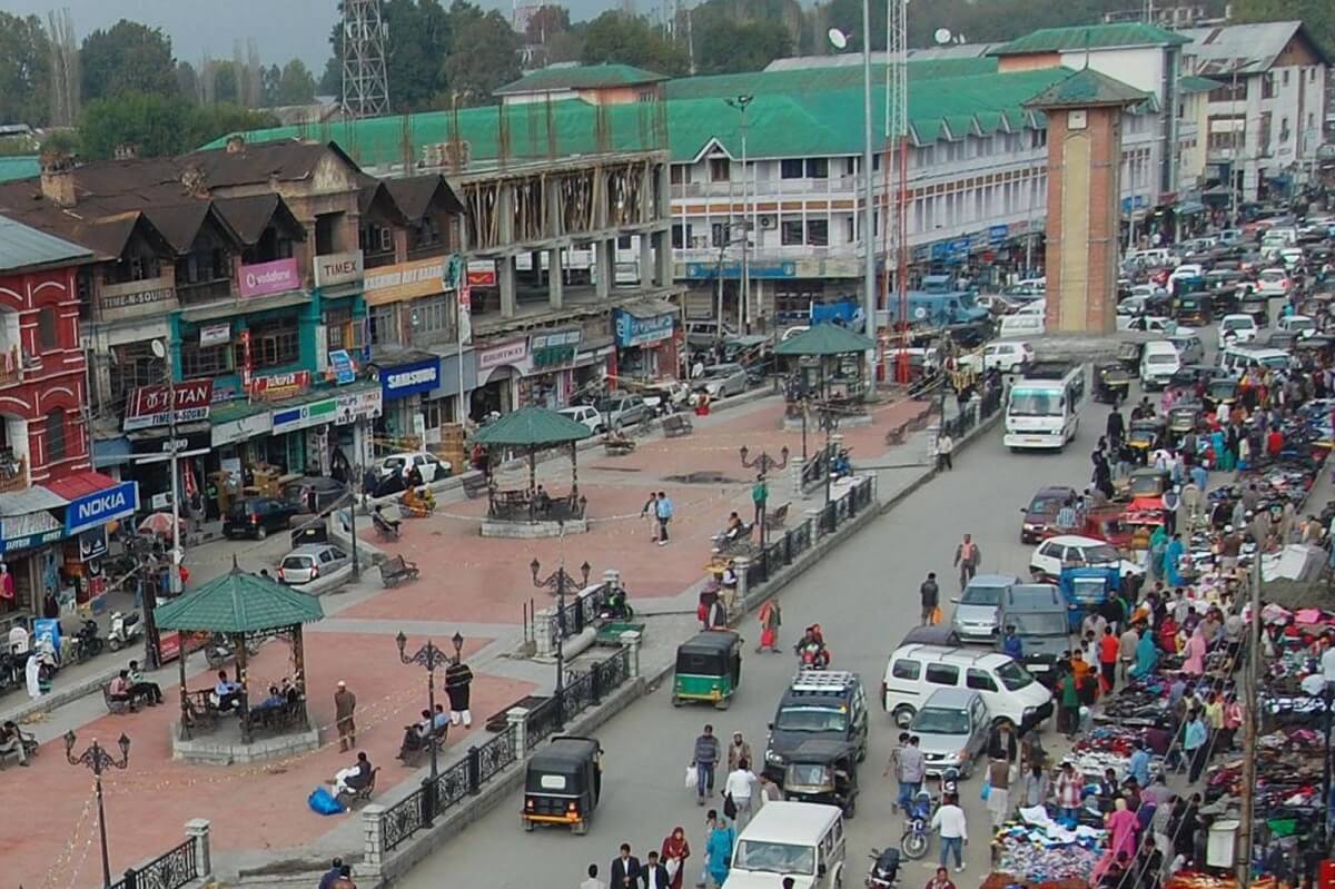 Lal Chowk, Local Shopping Market, Srinagar, Kashmir