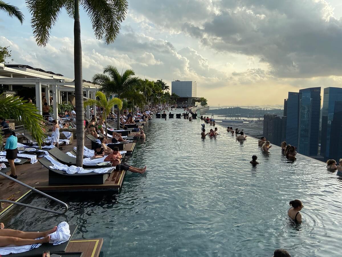 Rooftop Pool at Marina Bay Sand, Singapore