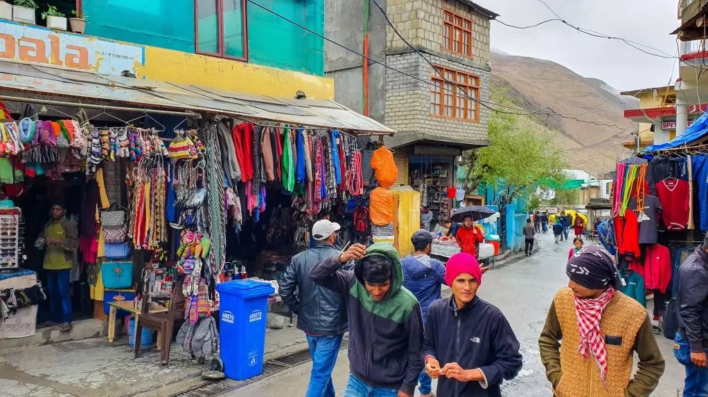 Shop at the Kaza’s main market, Spiti Valley, Himachal