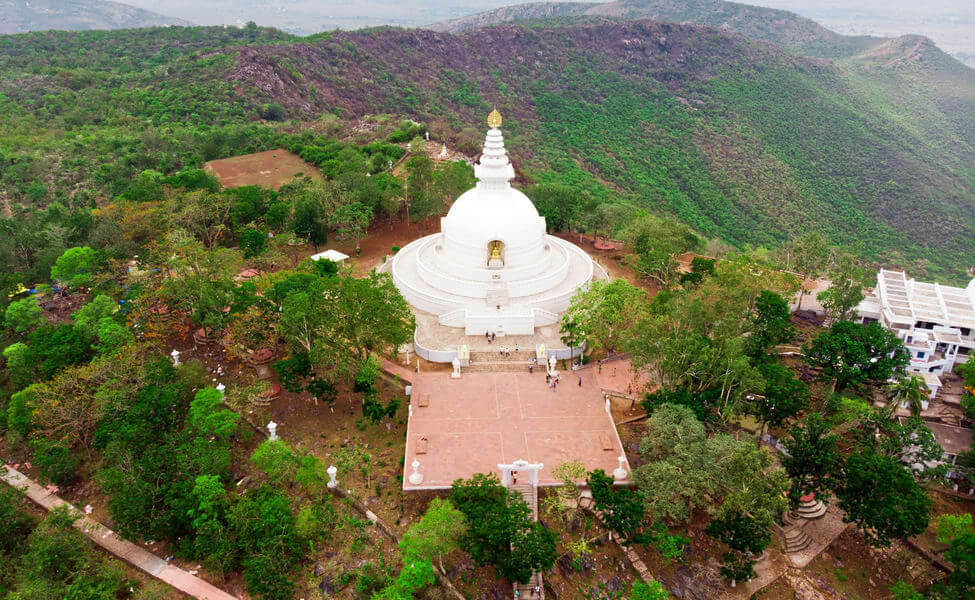 Vishwa Shanti Stupa, Rajgir, Bihar