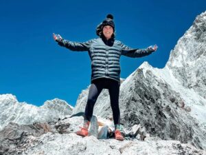 Lucy Westlake reached Everest's