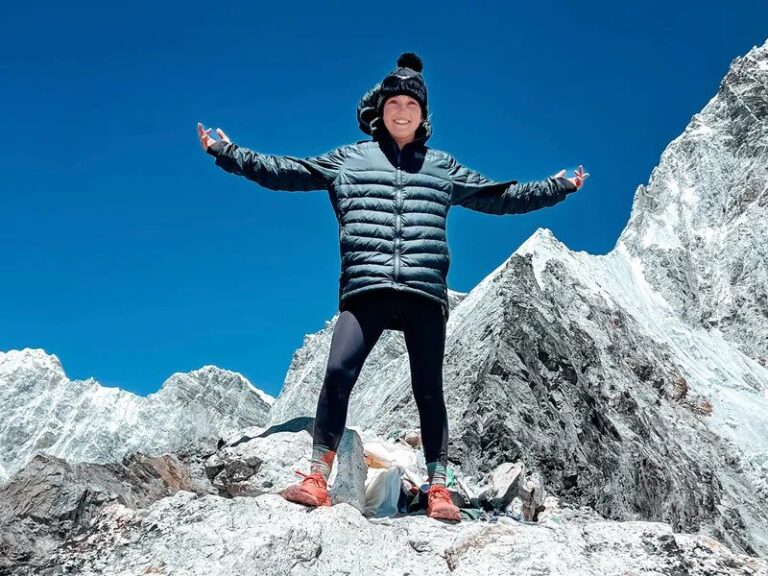 Lucy Westlake reached Everest's