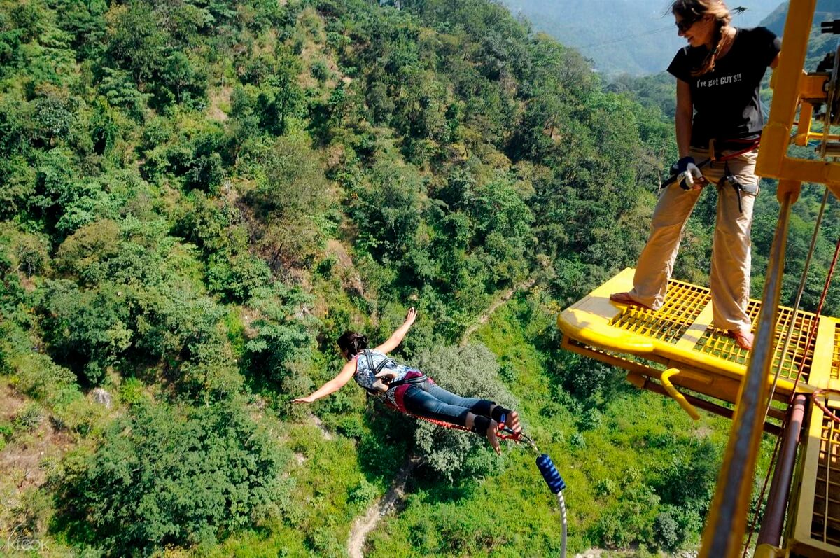 tourist places in rishikesh bungee jumping