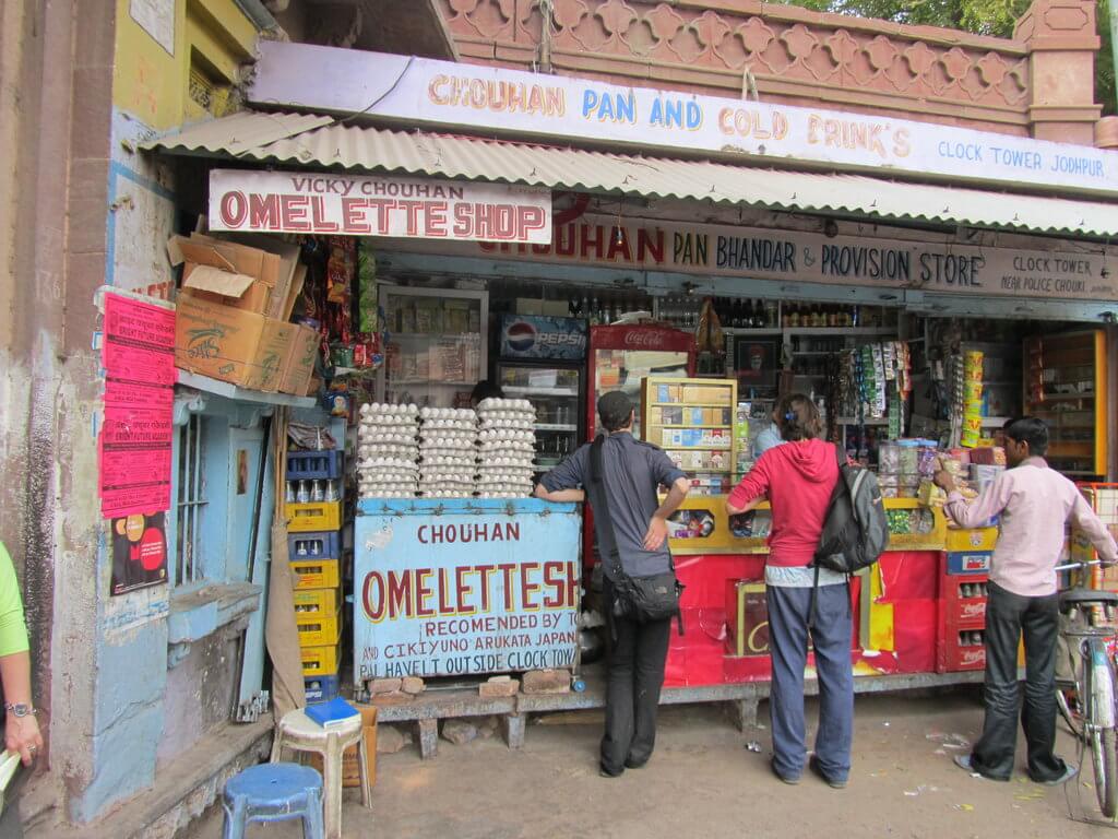 Omelette Shop, Jodhpur, Rajasthan