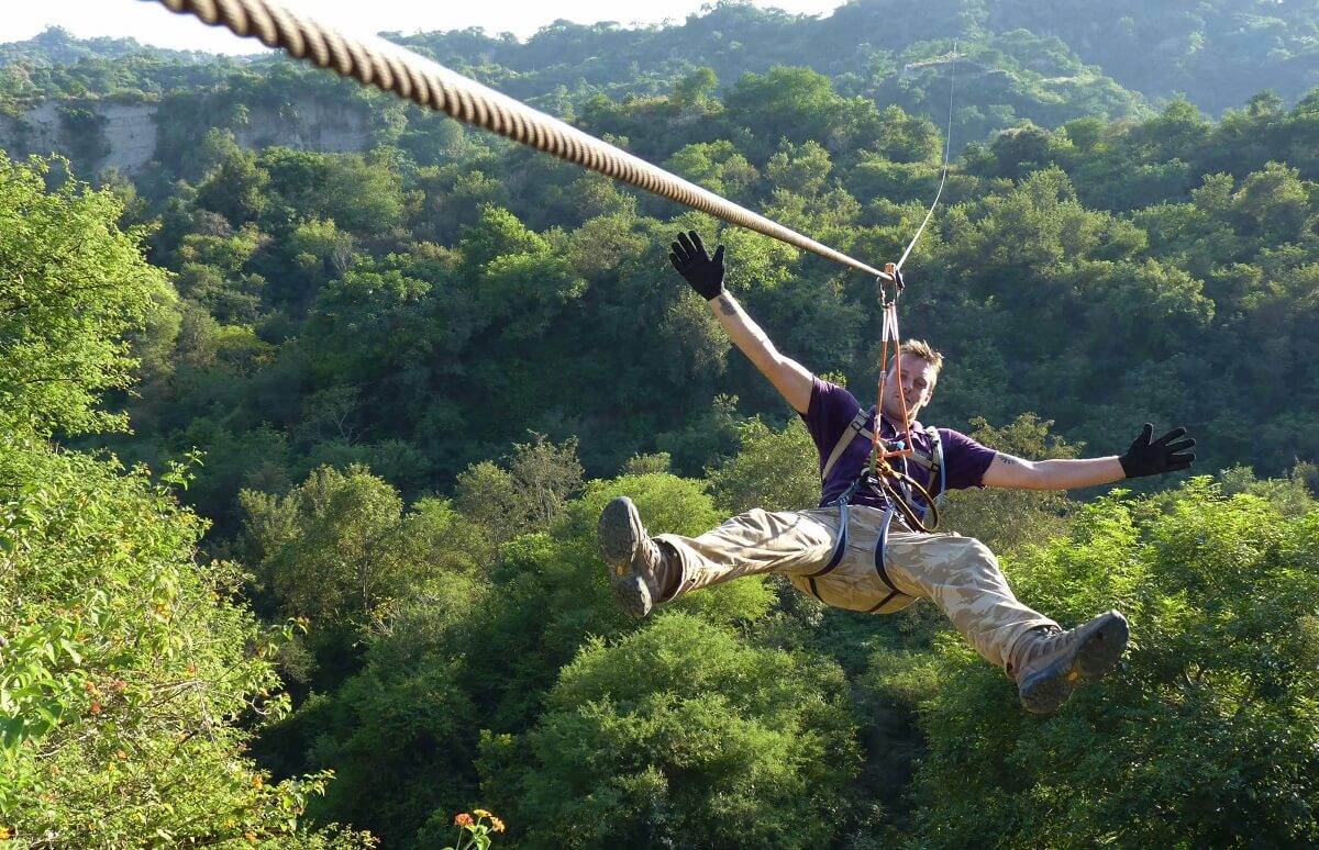 Ziplining in Rishikesh