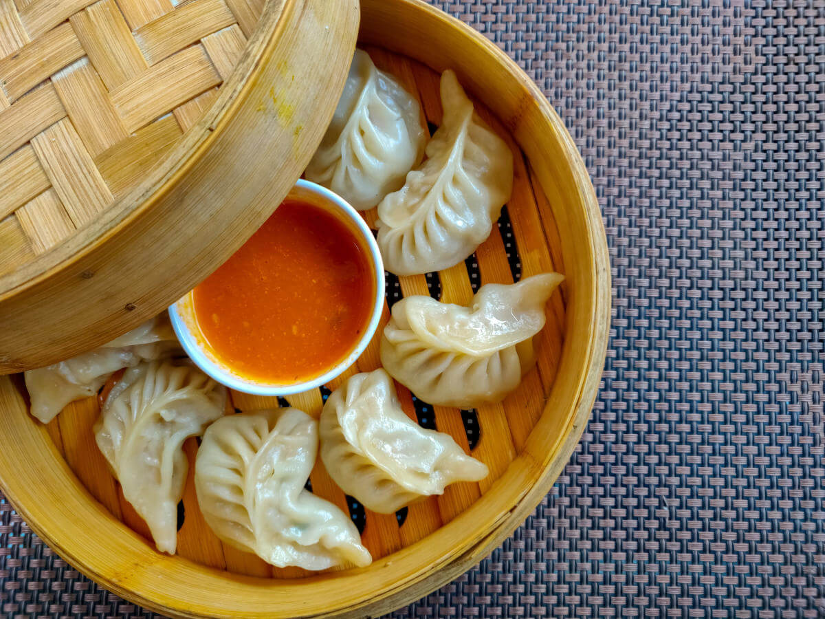 Dumplings Momos Bhutan Food