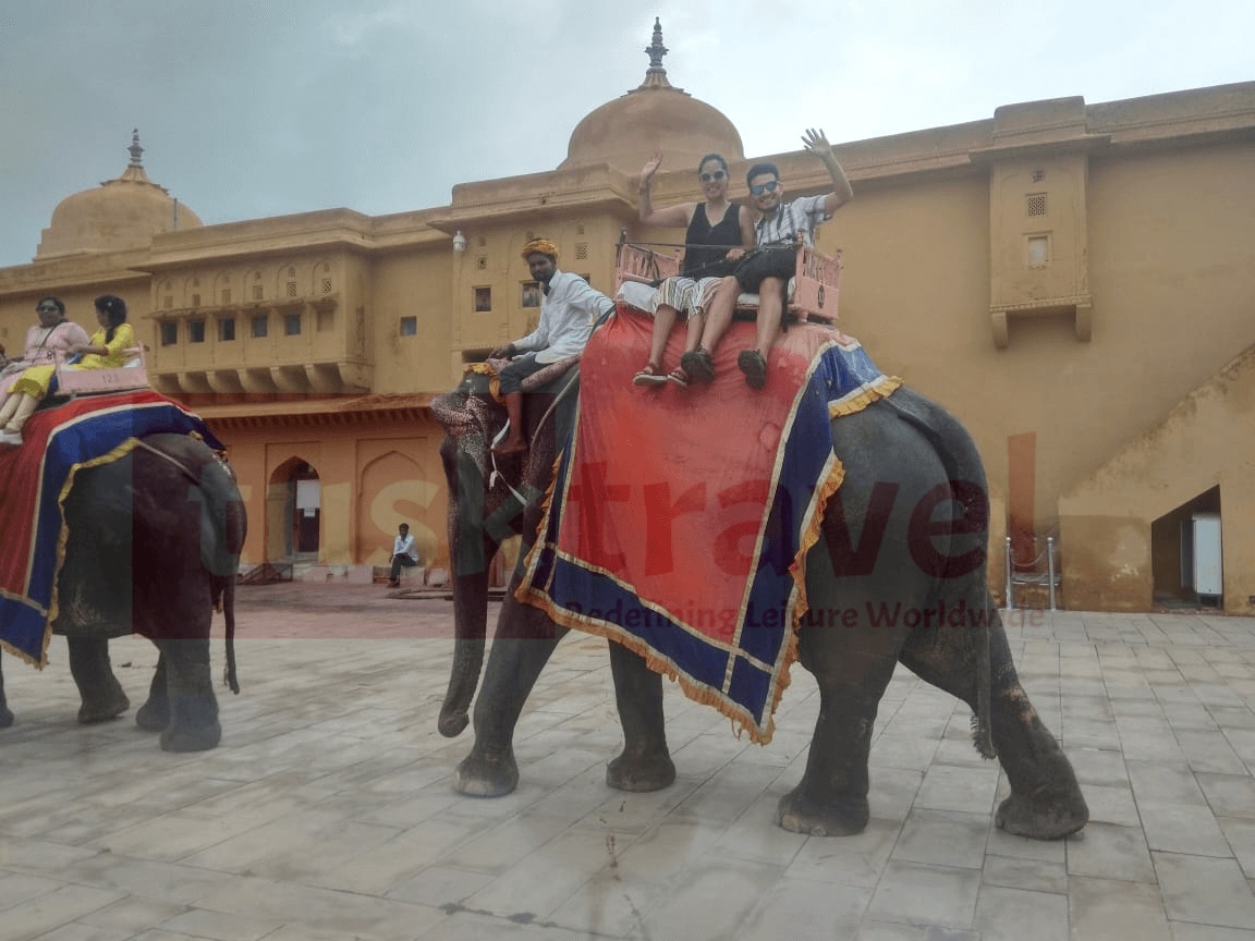 Elephant Ride in Amer Fort, Rajasthan