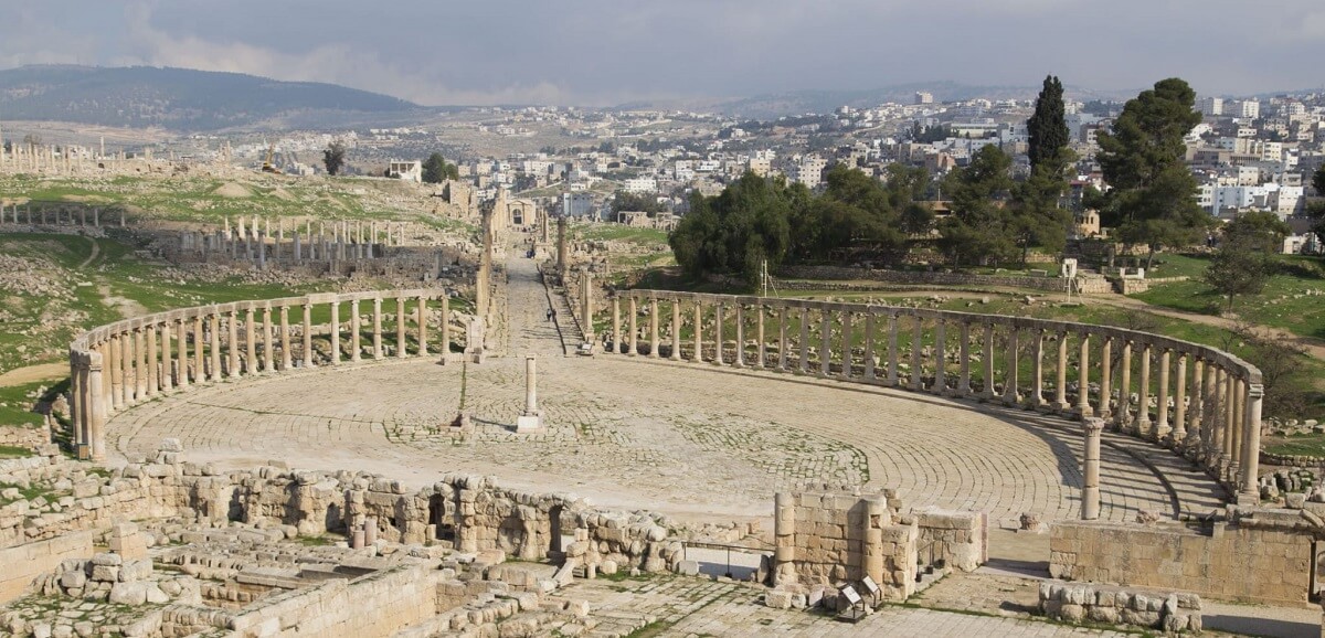 Roman Ruins in Amman, Jordan