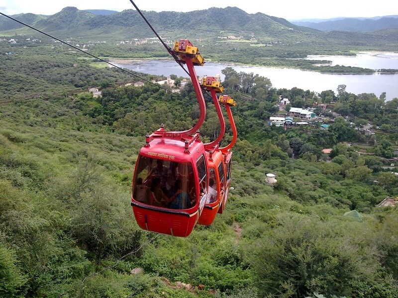 Ropeway at Karni Mata, Rajasthan