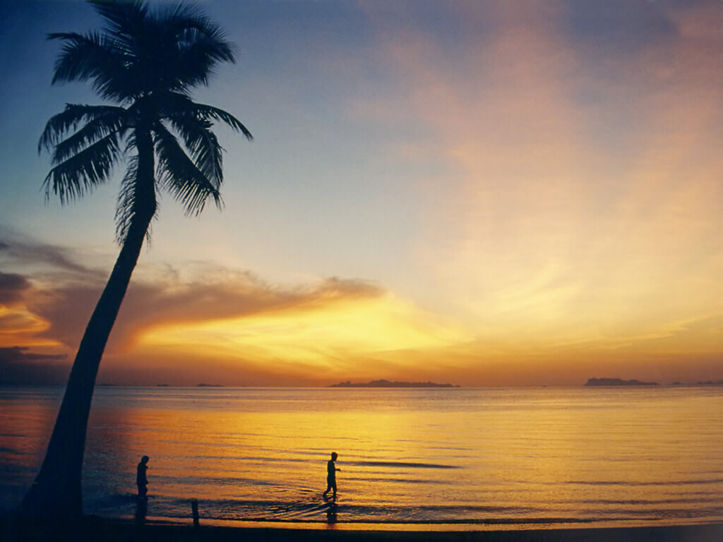 Sunset On Chaweng Beach, Koh Samui
