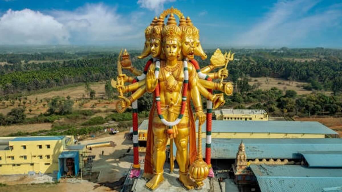 The Five-Faced Hanuman Temple, Rameshwaram, Tamil Nadu