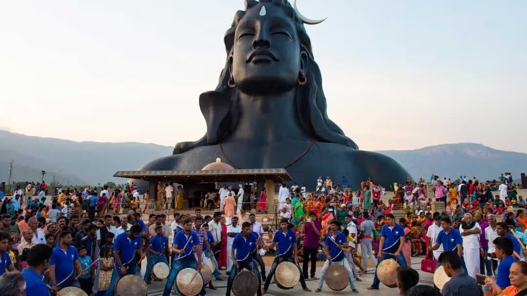 dance performance in Adiyogi Shiva Statue, Coimbatore, Tamil Nadu