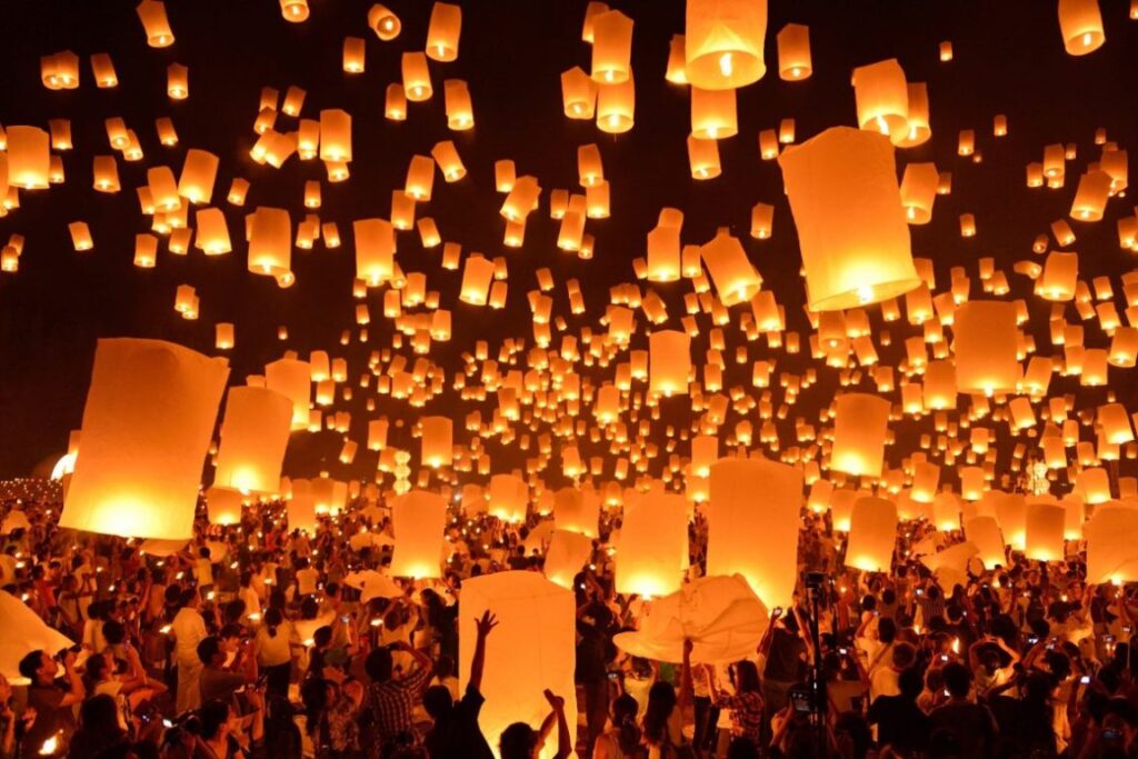 yi peng festival thailand