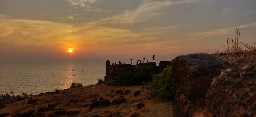 Chapora Fort Sunset Points Goa