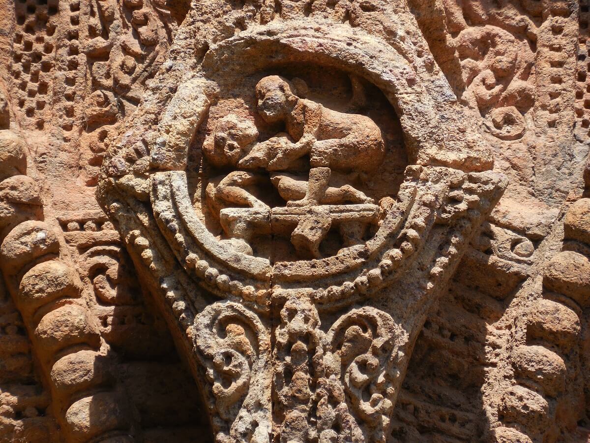 Erotica or Maithuna Figures, Konark Sun Temple, Odisha
