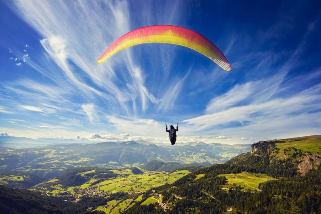Paragliding at Bir-Billing Himachal