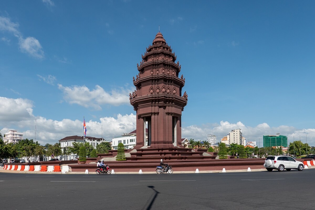 Phnom Penh's Independence Monument Cambodia