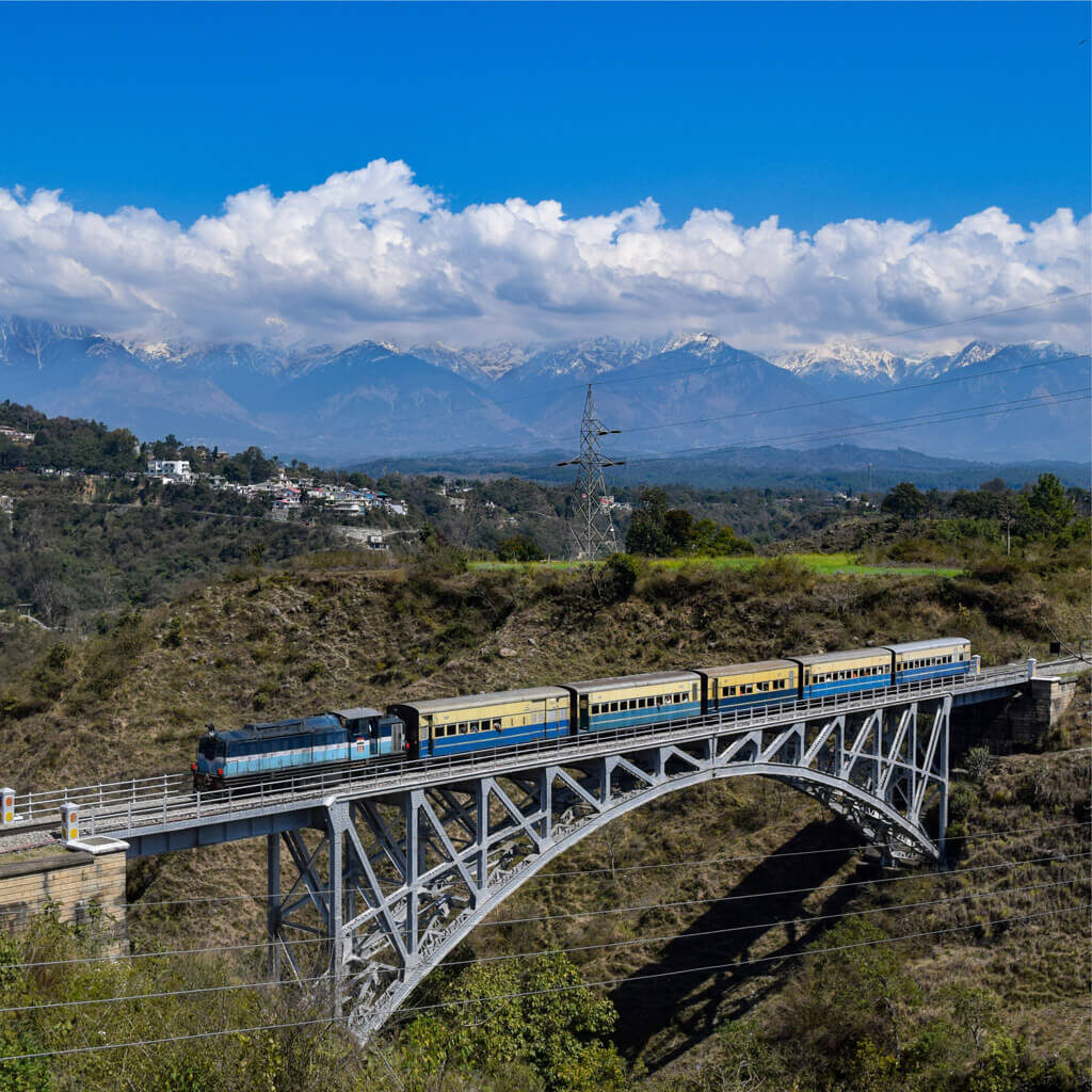 Well connected by rail Kangra Valley, Himachal