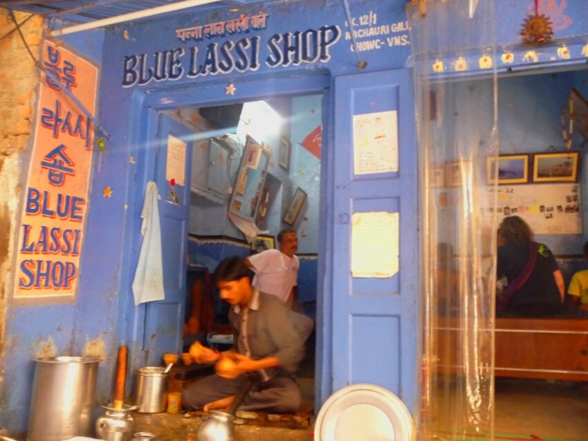 Blue Lassi Shop Varanasi