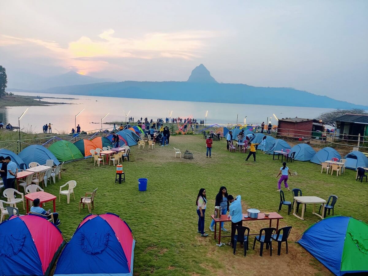 Camp at Pawna Lake or Aundoli Maharashtra