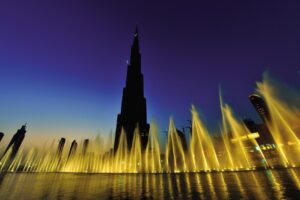 Dubai-Fountain-Show-At-Night