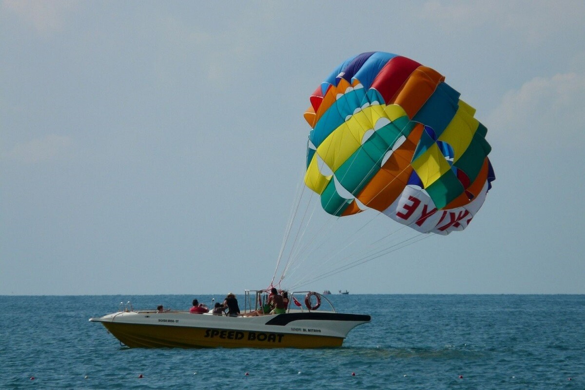 Parasailing in Lakshadweep