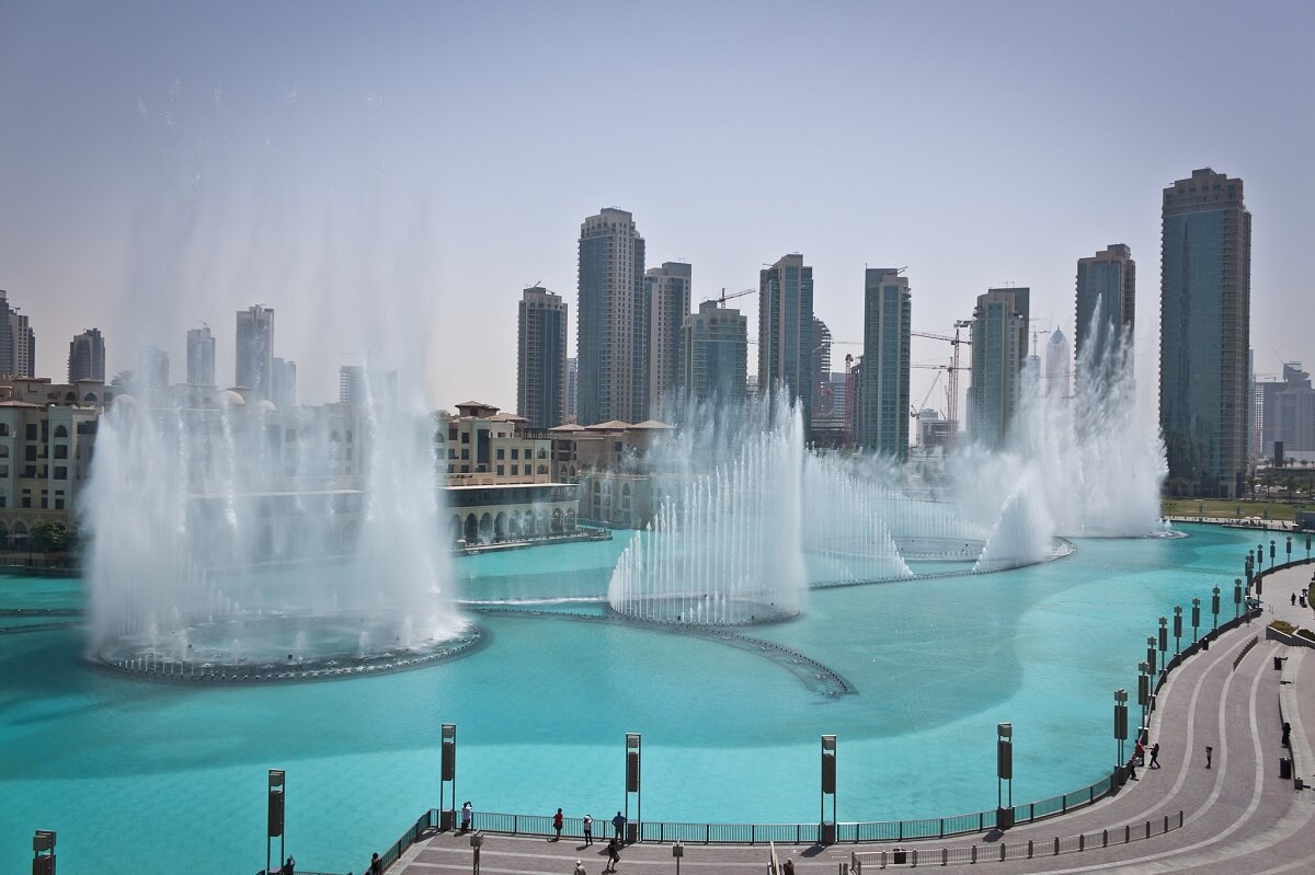 The Fountain Dubai - Water Dancing Gap