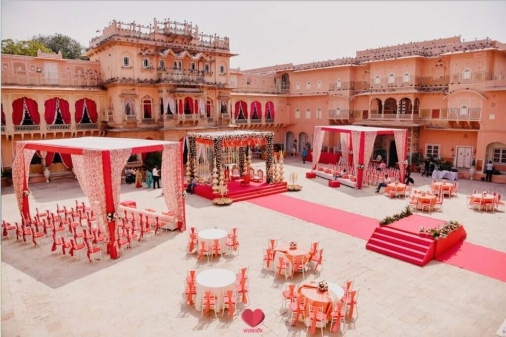Wedding in Rambagh Palace, Jaipur