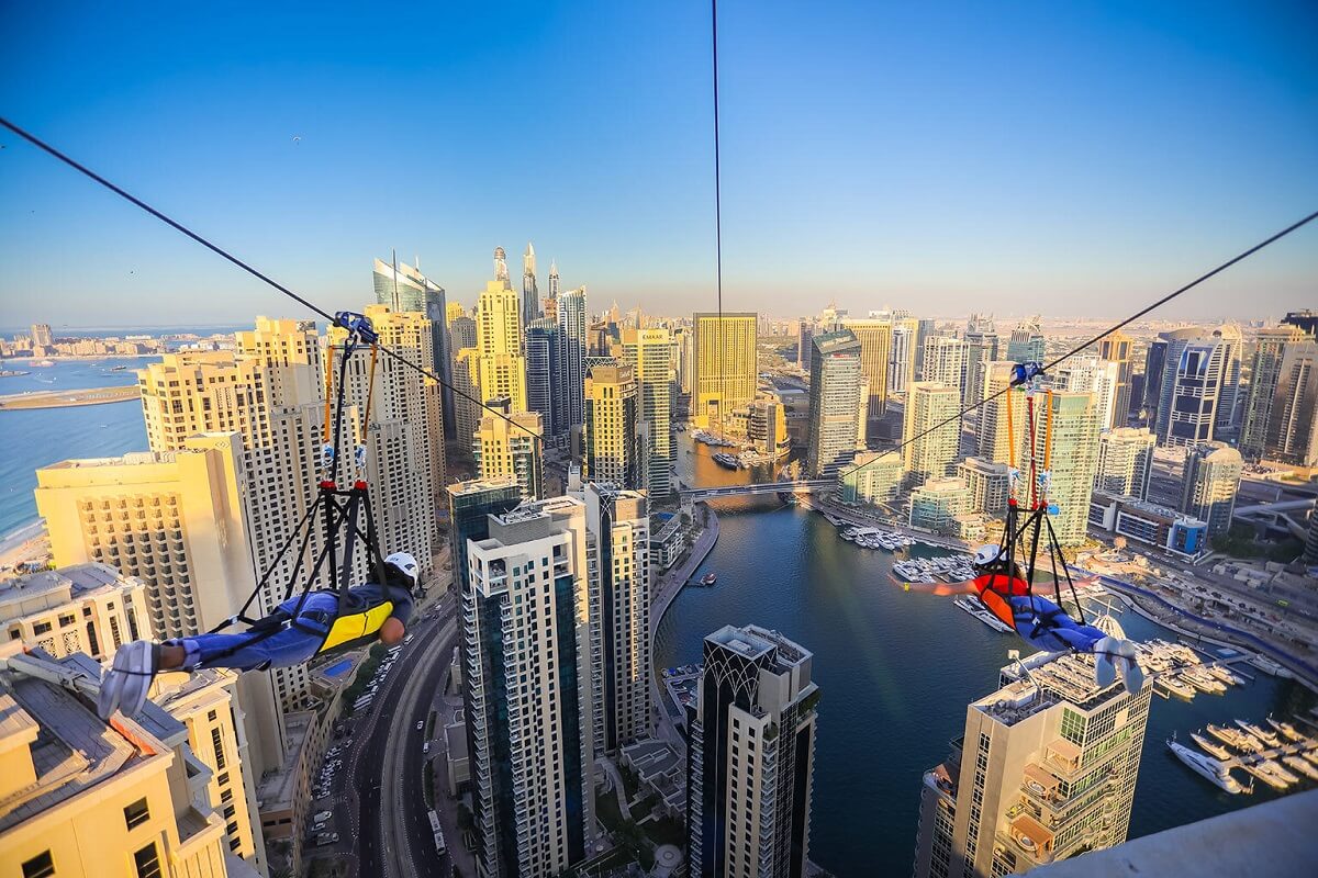 Xline Marina Bay (Dubai) Zipline
