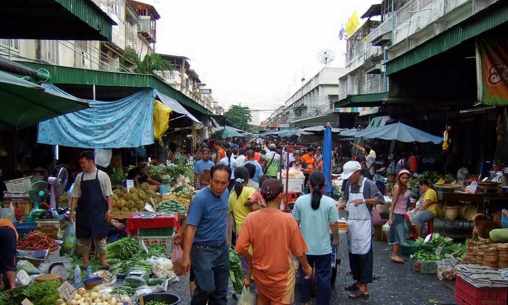 Chao Phrom Market Ayutthaya Thailand