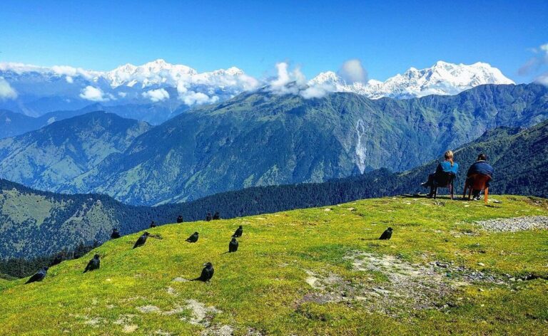 Chaukhamba Mountain Peak View Point Uttarakhand