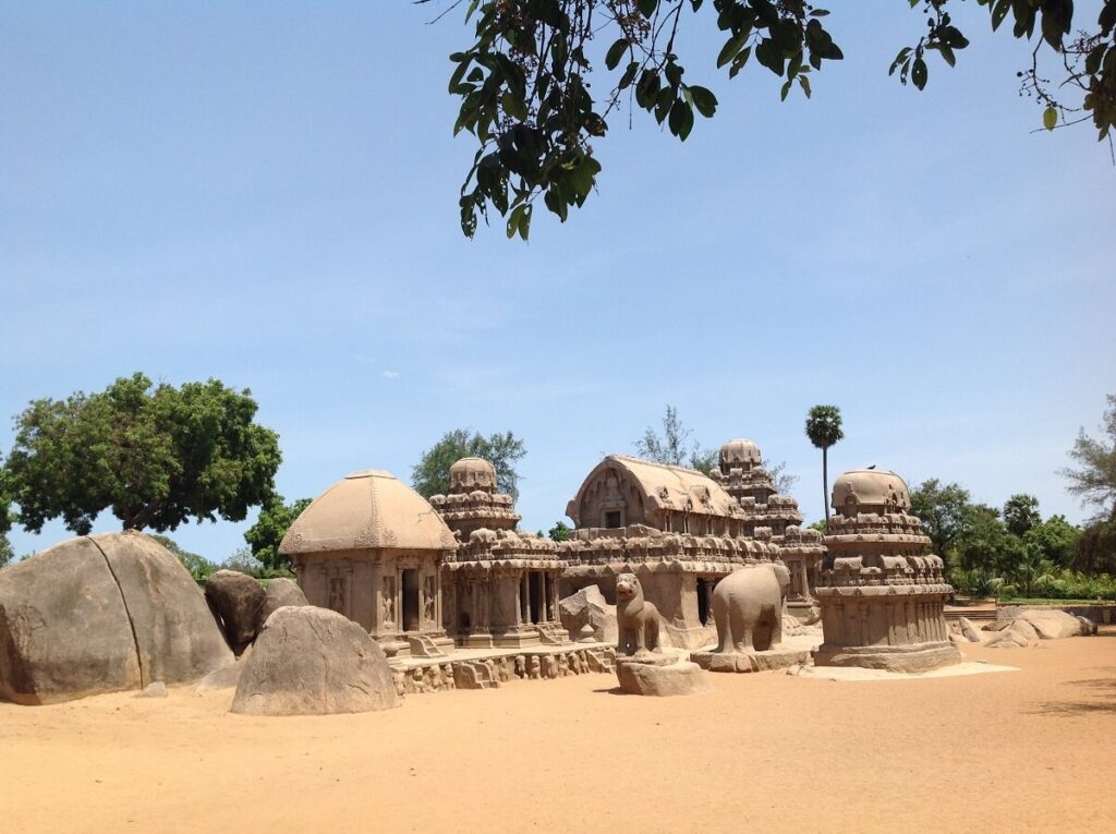 Five Rathas Mahaballipuram,Tamil Nadu