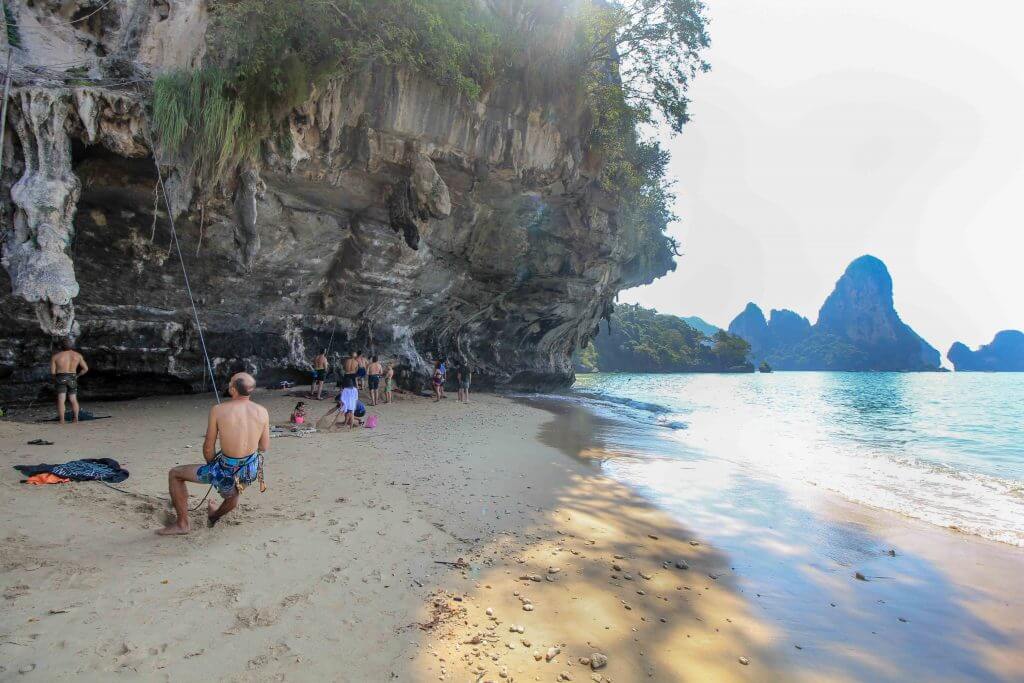 Tonsai Beach by Rock Climbing Krabi, Thailand