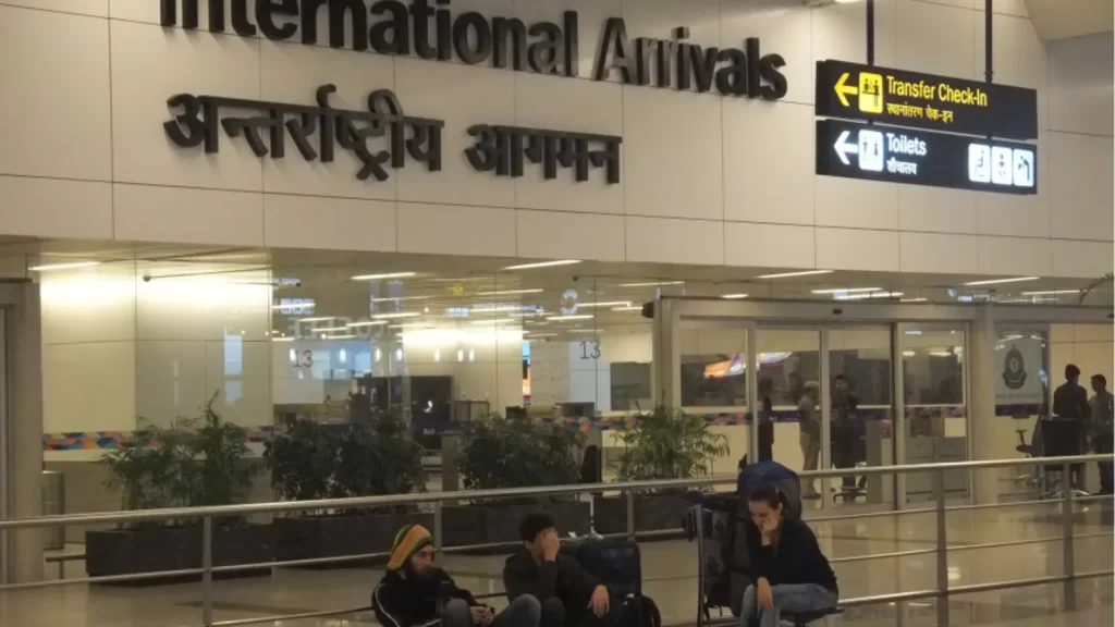 For international arrivals, India
