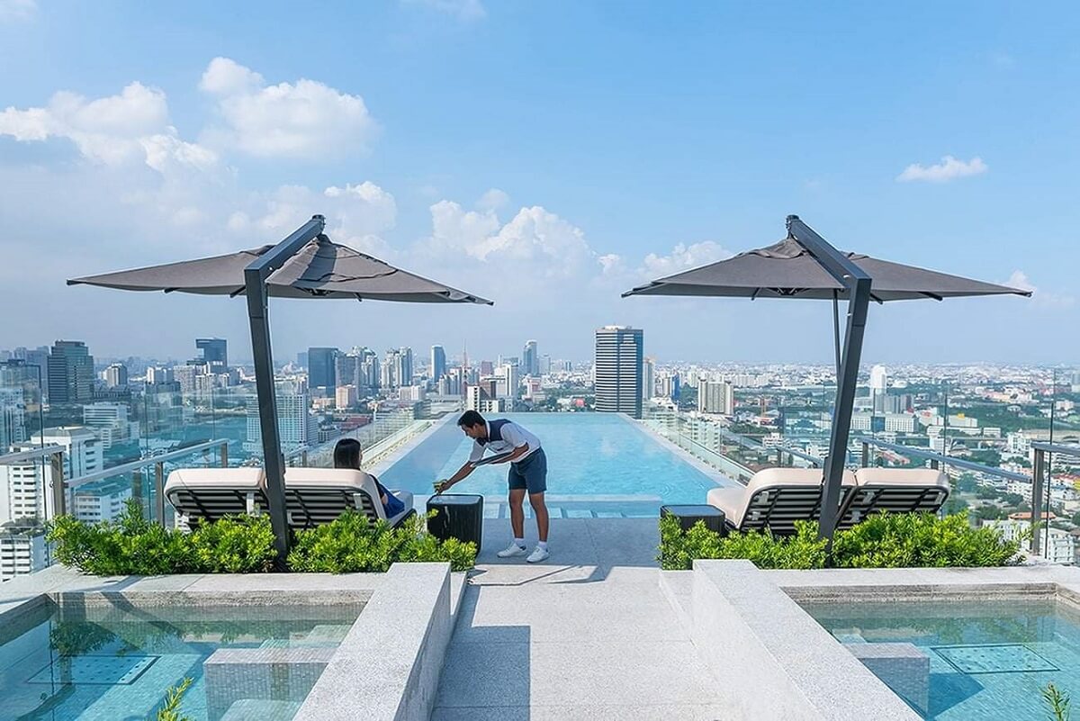 Rooftop Pool 137 Pillars in Bangkok