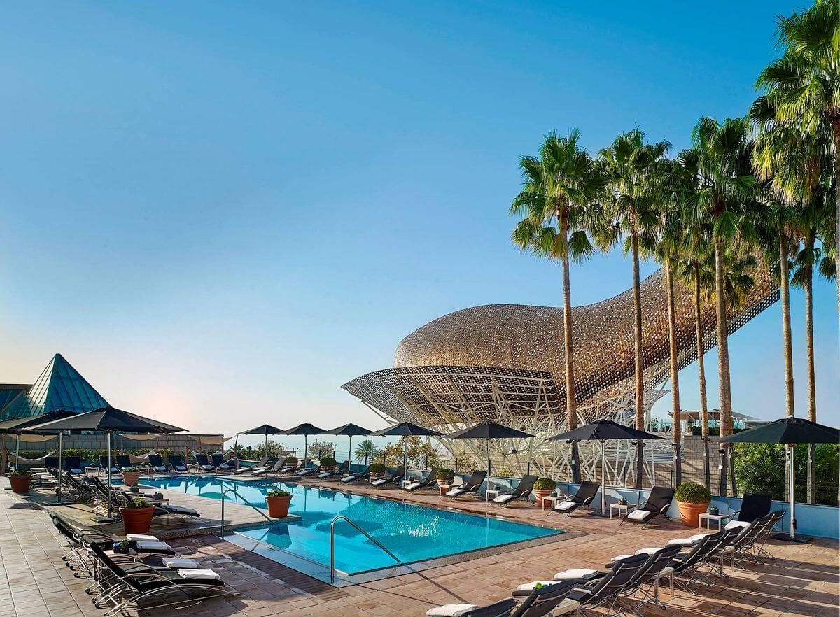 Rooftop Pools Hotel Arts, Barcelona Spain
