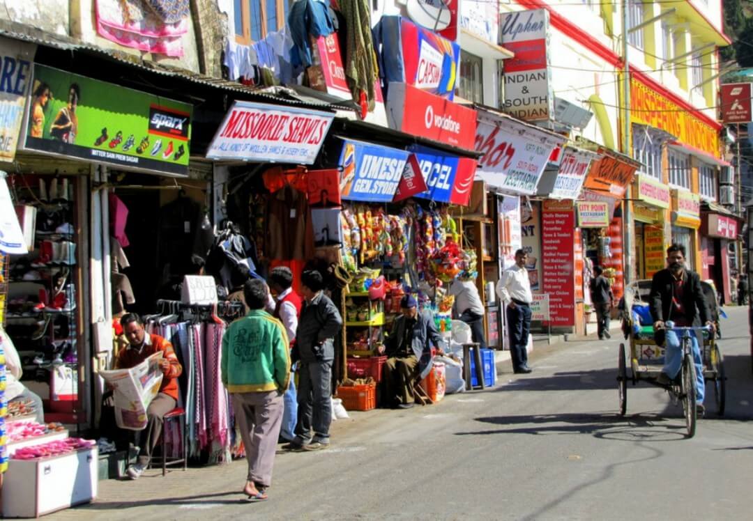 Shopping in Mussoorie Uttarakhand