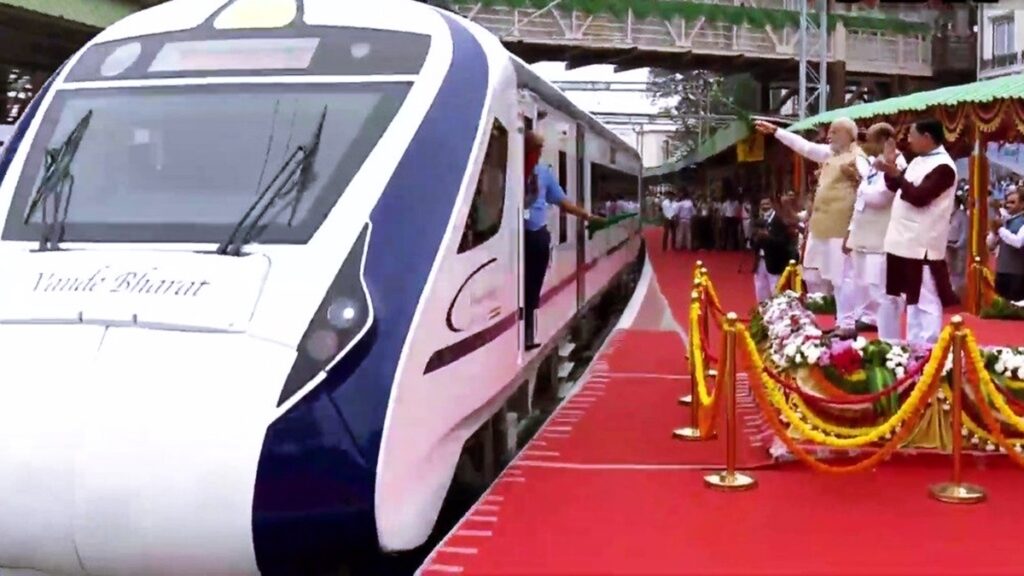 PM Modi flags off first Vande Bharat train for South India on Mysuru-Bengaluru-Chennai route