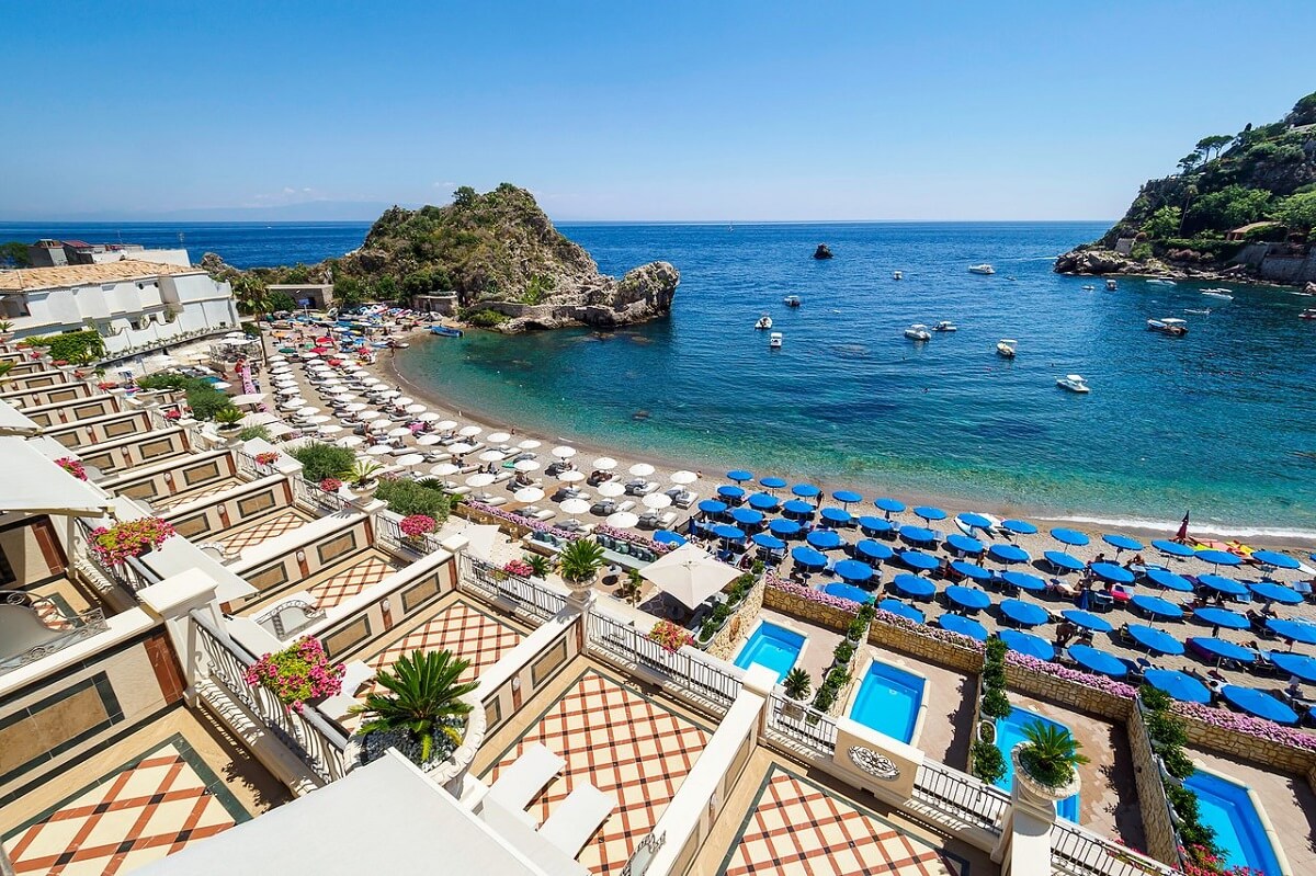 Honeymoon in Taormina, Sicily, Italy