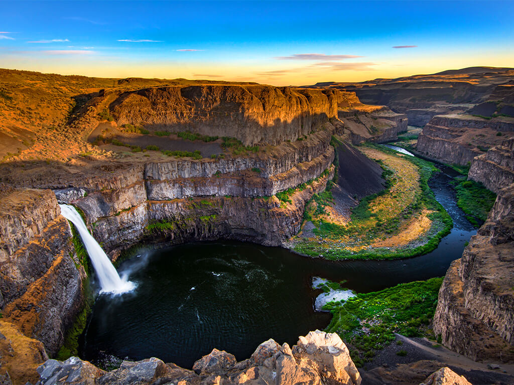 Palouse Waterfall Washington USA